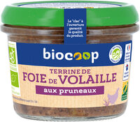 Terrine foie de volaille pruneaux