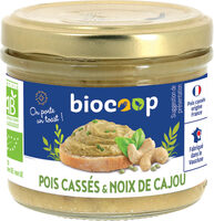 Tartinable pois cassé noix de cajou 90g