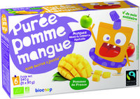 Purée pomme mangue gourde