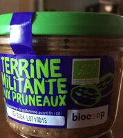 Terrine militante aux pruneaux