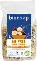 Muesli banane chocolat et graines