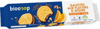 Galette avoine orange chocolat noir