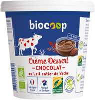 Crème dessert chocolat au lait entier