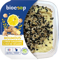 Houmous p.chich citron gingembre