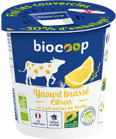 Yaourt entier brassé citron 400g CC