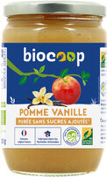 Purée pomme vanille