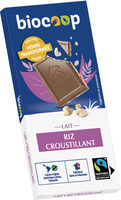Chocolat lait riz croustillant