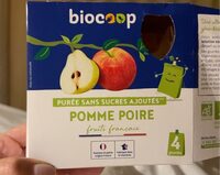 Purée pomme poire gourde
