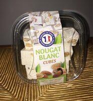Nougat blanc cubes