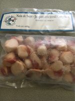 Noix de Saint-Jacques avec corail Congelés