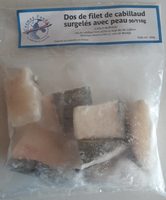 Dos de filet de Cabillaud surgelés avec peau