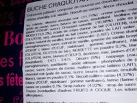 Buche craquotant chocolat