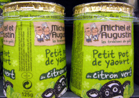 Petit pot de yaourt au citron vert