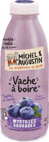 Vache à boire à la myrtille