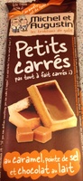 Petits carrés au caramel, pointe de sel et chocolat au lait