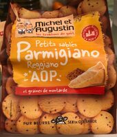 Petits sablés Parmigiano Reggiano AOP et graines de moutarde