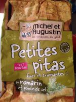 Petites pitas au romarin et pointe de sel