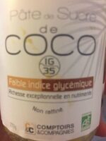 Pâte De Sucre De Coco Bio