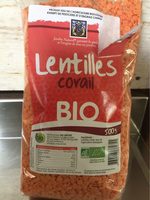 Lentilles corail bio