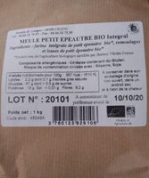 Farine Meule petit épeautre bio intégrale