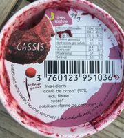 Sorbet cassis