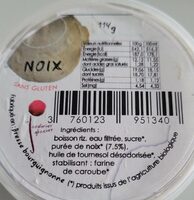 Glace purée de noix