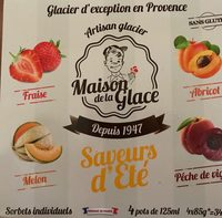 Saveurs d'été,  sorbets individuels