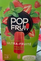 Sorbet fraise menthe