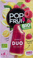 Sorbet Duo Lollie Framboise citron