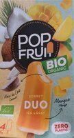 Sorbet duo ice lolly