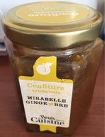 Confiture artisanale mirabelle gingembre