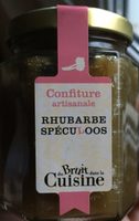 Confiture artisanale rhubarbe spéculos