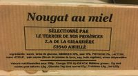Nougat au miel