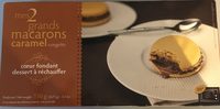 Mes 2 grands macarons caramel congelés