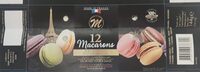 12 macarons sélection gourmande