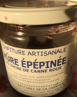 Confiture artisanale Mûre épépinée au sucre de canne roux