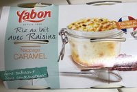 Riz au lait avec raisins