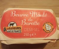 Beurre moulé de baratte demi-sel