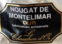 Papilottes nougat montelimar dur