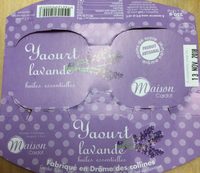 Yaourt lavande