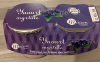 Yaourt myrtille
