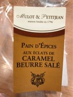 Mini pain d'épices aux éclats de caramel beurre salé