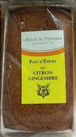 Pain d'épices au citron gingembre