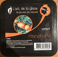 Sorbet mandarine