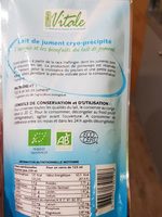 Lait de jument cryo-précipité