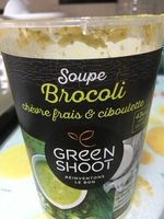 Soupe Brocoli chèvre frais et ciboulette