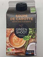 Soupe de carotte, lait de coco & coriandre