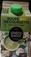 Soupe Bio de Courgette, chèvre frais & basilic