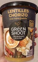 Soupe lentilles chorizo à la crème fraîche