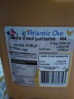 Jaune d'œuf pasteurisé